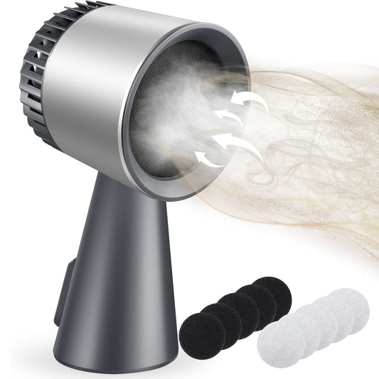 Portable Range Hood, Kitchen Exhaust Fan with 3-Speed, Large Oil Collection and Low Noise, Ductless Range Hood with Detachable Aluminum Filter for Hot Pot, Indoor BBQ and RV Camping