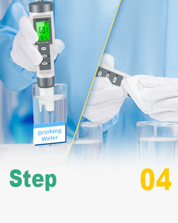 Digital pH/TDS Meter with ATC pH Tester, 3 in 1 pH TDS Temp 0.01 Resolution High Accuracy pH Tester, pH Meter for Water, Wine, Pool, Aquariums