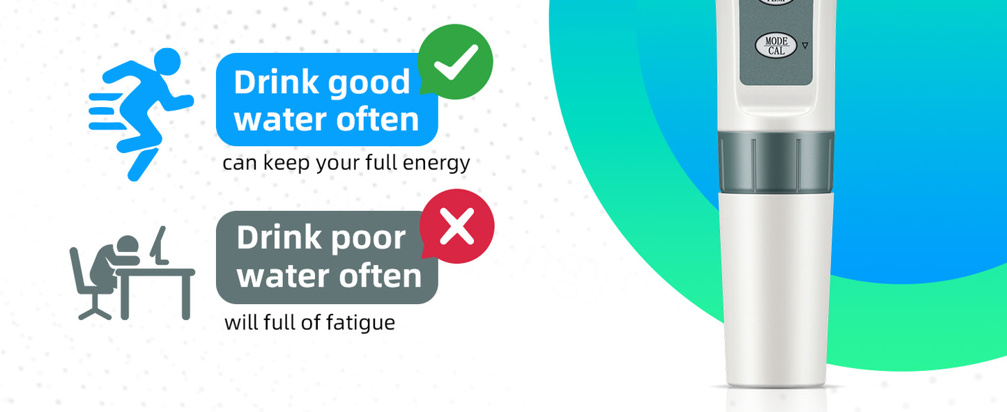 PmoYoKo Digital pH/TDS Meter with ATC pH Tester, 3 in 1 0.01 Resolution High Accuracy pH Pen Tester for Water with LCD Backlit, Tds Meter pH Meter for Drinking Water, Wine, Pool and Aquariums